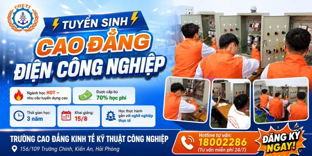 cao đẳng điện công nghiệp cq