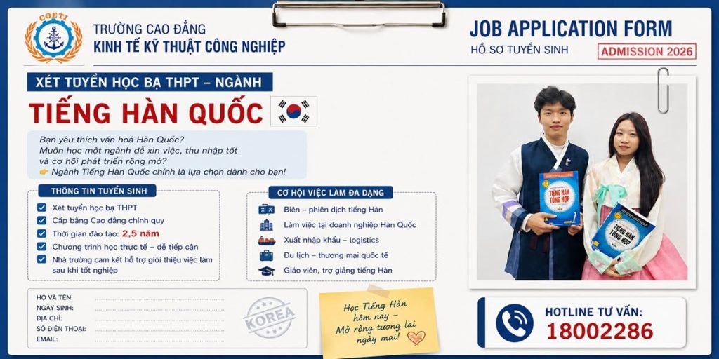 CAO ĐẲNG TIẾNG HÀN