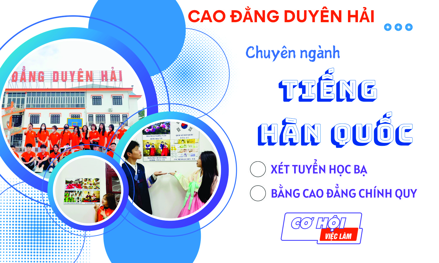 Xét tuyển cao đẳng tiếng Hàn học tại Hải Phòng
