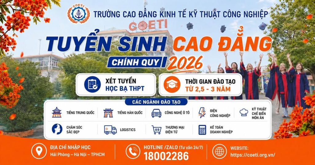 thông tin tuyển sinh cao đẳng 2026