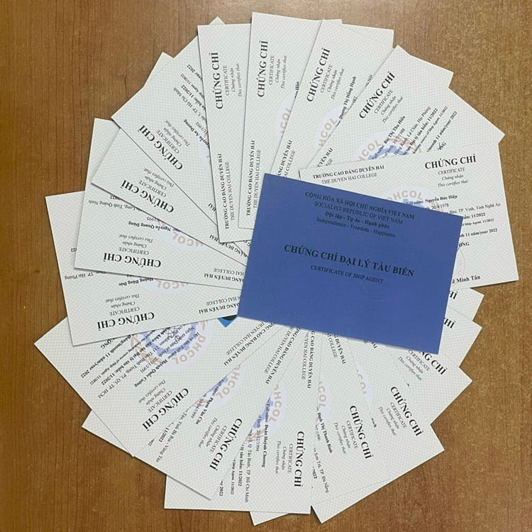 chứng chỉ đại lý tàu biển (1)